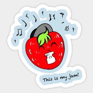 Strawberry Jam Sticker